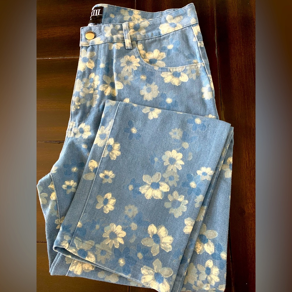 Alon Floral Print Jeans